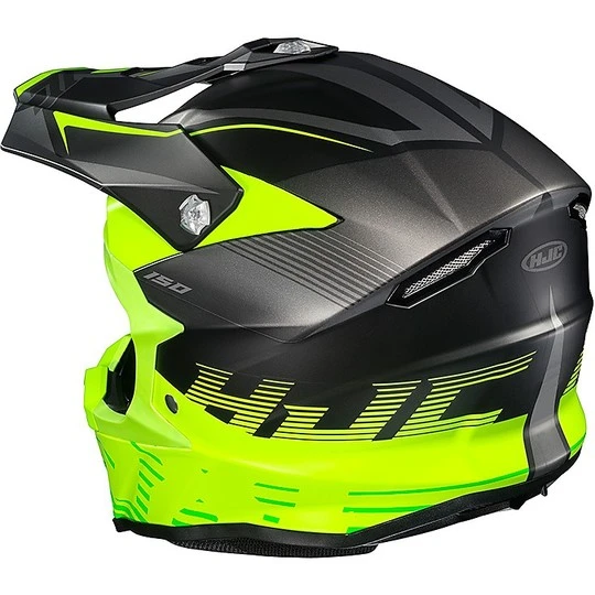 Cross Enduro HJC Motorradhelm I50 Fury MC5SF Schwarz Weiß 4 Cross Enduro HJC Motorradhelm I50 Fury MC5SF Schwarz Weiß – Bild 2