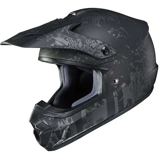 Cross Enduro Motorradhelm HJC CS-MX II CREEPER MC5Sf Mattgrau 3 Cross Enduro Motorradhelm HJC CS-MX II CREEPER MC5Sf Mattgrau