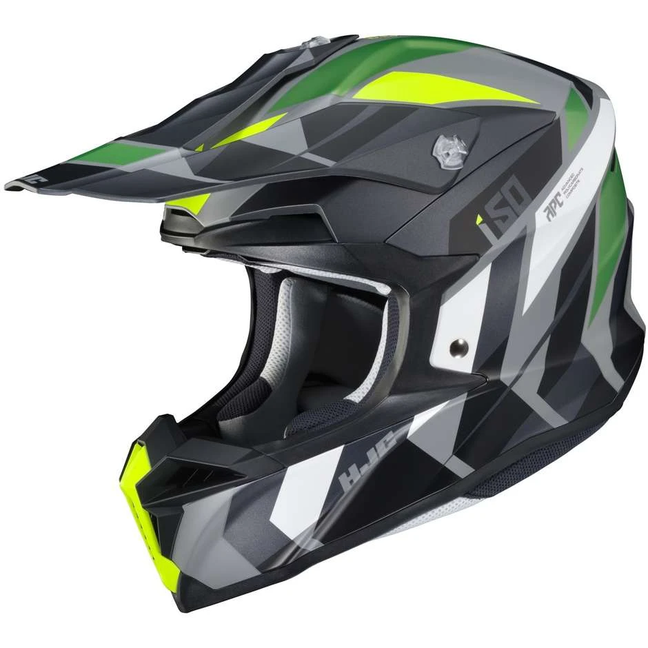 Cross Enduro Motorradhelm HJC I50 VANISH MC4HSF Schwarz Gelb Fluo Matt 3 Cross Enduro Motorradhelm HJC I50 VANISH MC4HSF Schwarz Gelb Fluo Matt