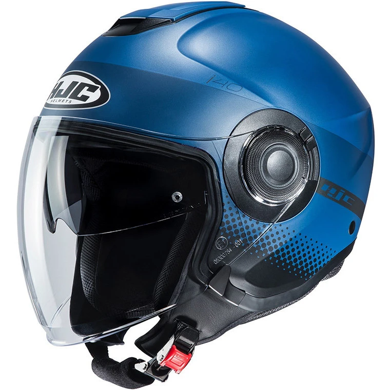 Doppelvisier Jet Helm HJC I40 UNOVA MC2SF Mattblau 3 Doppelvisier Jet Helm HJC I40 UNOVA MC2SF Mattblau