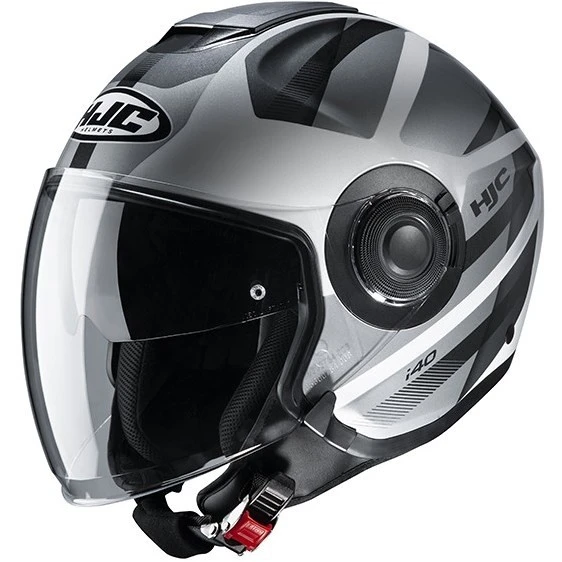Doppelvisier Motorradhelm HJC I40 REMI MC5 Grau 3 Doppelvisier Motorradhelm HJC I40 REMI MC5 Grau