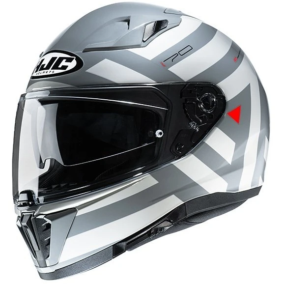 Full Face Doppelvisier Motorradhelm HJC I70 WATU MC1 Grau Weiß 3 Full Face Doppelvisier Motorradhelm HJC I70 WATU MC1 Grau Weiß