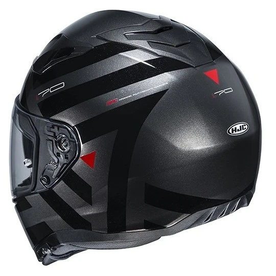 Full Face Doppelvisier Motorradhelm HJC I70 WATU MC5 Schwarz Grau 5 Full Face Doppelvisier Motorradhelm HJC I70 WATU MC5 Schwarz Grau – Bild 3