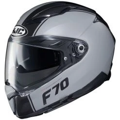Full Face Fiberglas Helm Doppelvisier Motorrad HJC F70 MAGO MC5SF Weiß Matt Schwarz Glänzend