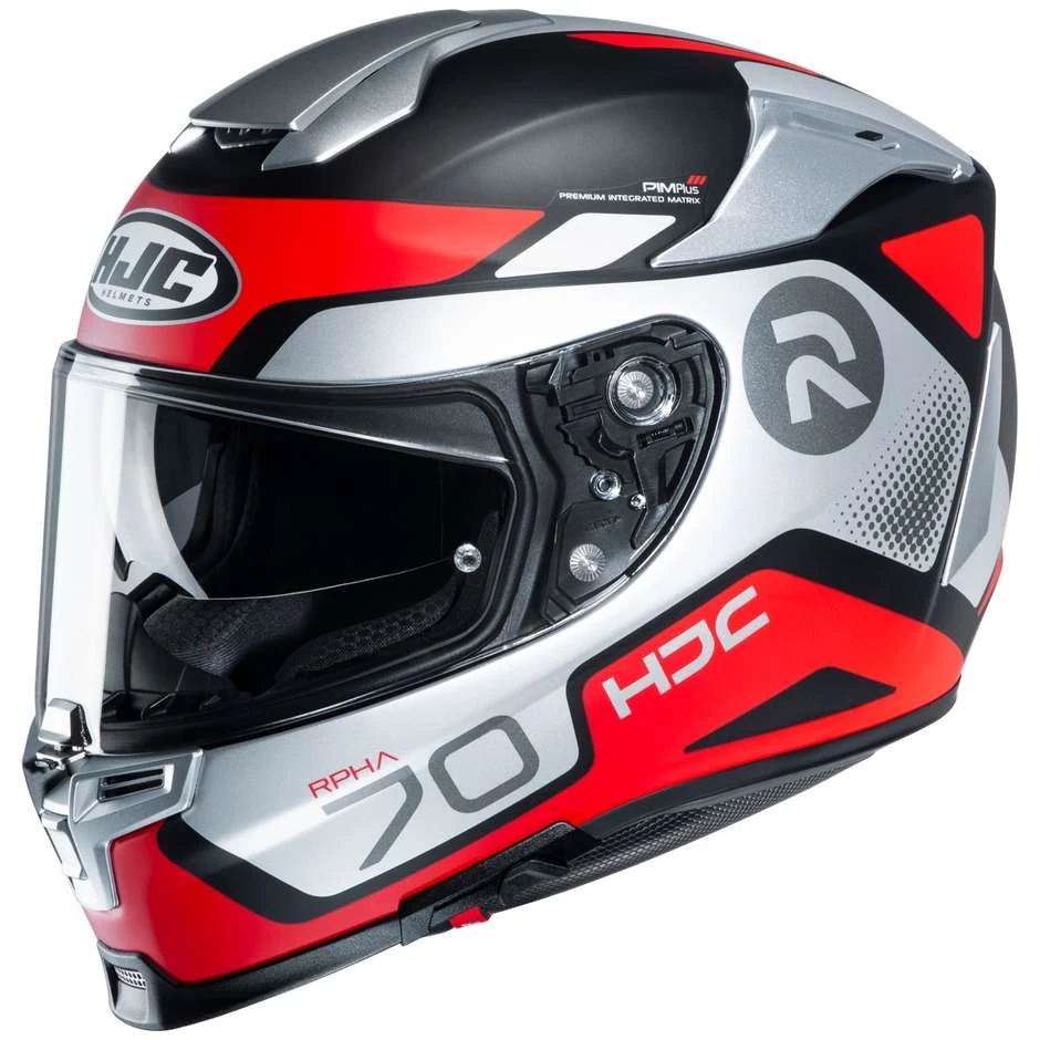 Full Face Motorradhelm HJC Fiber RPHA 70 SHUKY MC1SF Weiß Schwarz Rot 3 Full Face Motorradhelm HJC Fiber RPHA 70 SHUKY MC1SF Weiß Schwarz Rot