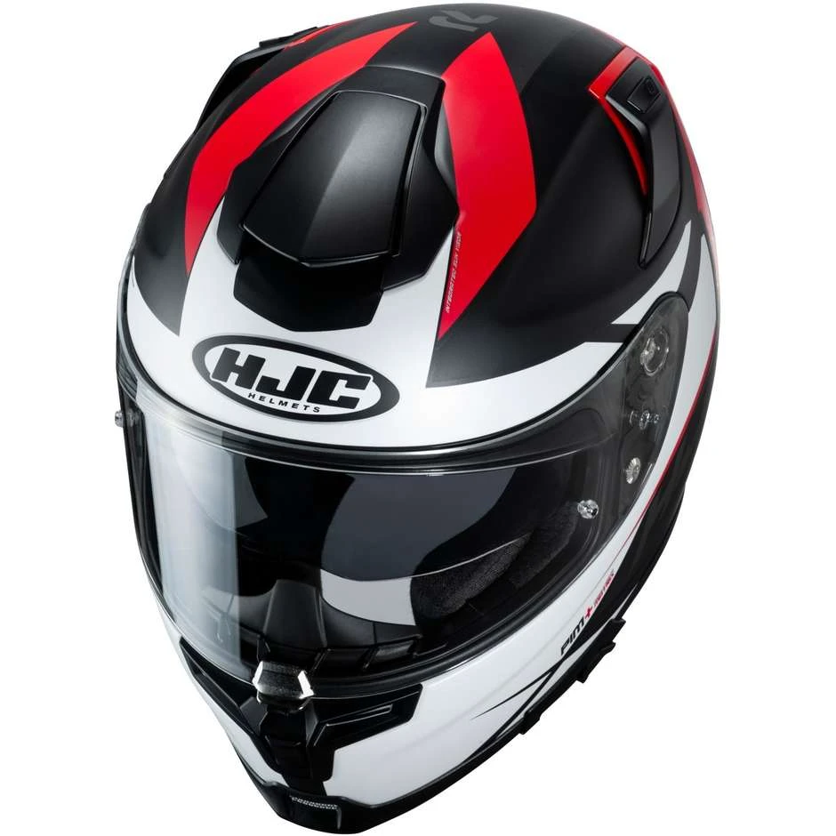 Full Face Motorradhelm In Fiber HJC RPHA 70 SAMPRA MC1SF Schwarz Weiß Rot 4 Full Face Motorradhelm In Fiber HJC RPHA 70 SAMPRA MC1SF Schwarz Weiß Rot – Bild 2