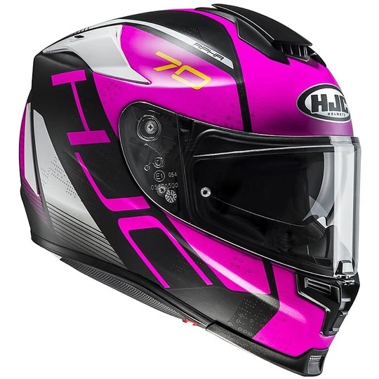HJC Helm Moto Integral RPHA 70 Vias MC1SF Schwarz Fuchsia Opaque 4 HJC Helm Moto Integral RPHA 70 Vias MC1SF Schwarz Fuchsia Opaque – Bild 2