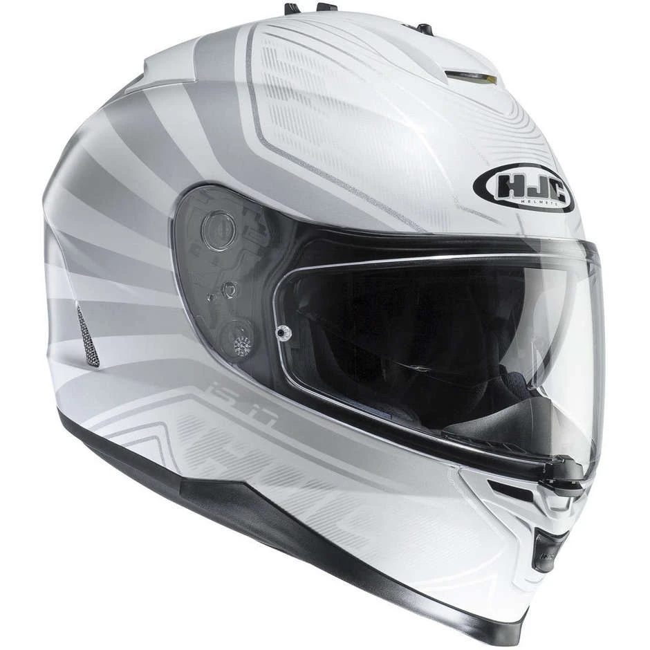 Integral Motorrad-Sturzhelm HJC IS17 Doppel Visor Ordin MC-10 White 3 Integral Motorrad-Sturzhelm HJC IS17 Doppel Visor Ordin MC-10 White