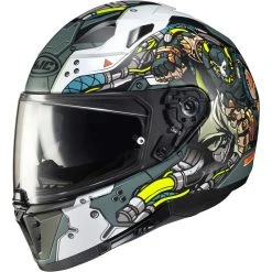 Integraler Motorradhelm Hjc I70 BANE DC COMICS MC4SF Blickdicht