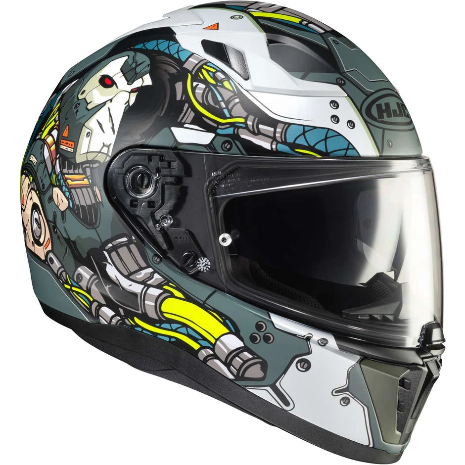 Integraler Motorradhelm Hjc I70 BANE DC COMICS MC4SF Blickdicht 4 Integraler Motorradhelm Hjc I70 BANE DC COMICS MC4SF Blickdicht – Bild 2