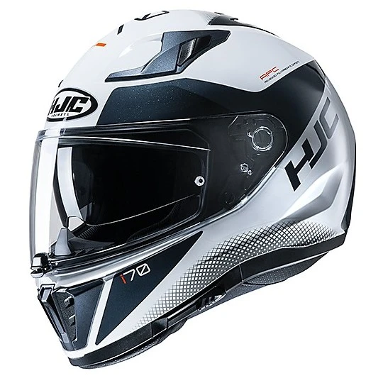 Integralhelm Doppelvisier Moto HJC I70 TAS MC10 Weiß Schwarz 3 Integralhelm Doppelvisier Moto HJC I70 TAS MC10 Weiß Schwarz