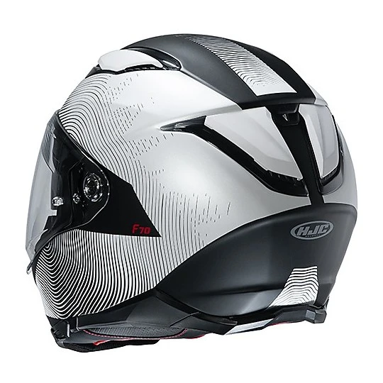 Integralhelm Fiber Doppelvisier Motorrad HJC F70 SAMOS MC10SF Weiß Schwarz Matt 5 Integralhelm Fiber Doppelvisier Motorrad HJC F70 SAMOS MC10SF Weiß Schwarz Matt – Bild 3