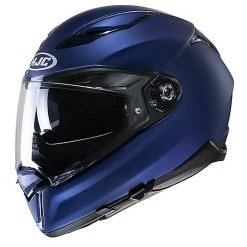 Integralhelm Fiber Doppelvisier Motorrad HJC F70 Semi Opaque Blue Metallic
