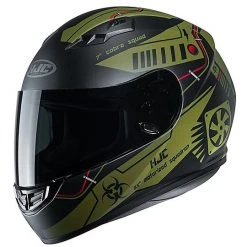Integralhelm Moto HJC CS-15 TAREX MC45SF Militär Grün Matt Schwarz