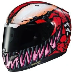 Integrierter Motorradhelm Aus HJC Fiber RPHA 11 MARVELL CARNAGE MC1 Rot