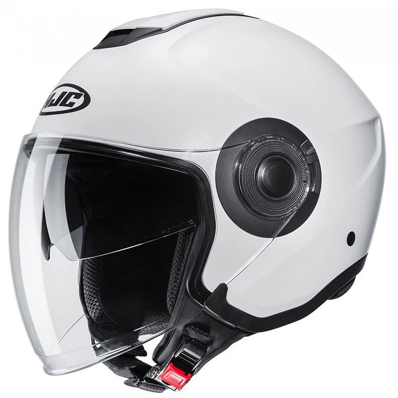 Jet Helm Doppelvisier Moto HJC I40 Solid White 3 Jet Helm Doppelvisier Moto HJC I40 Solid White
