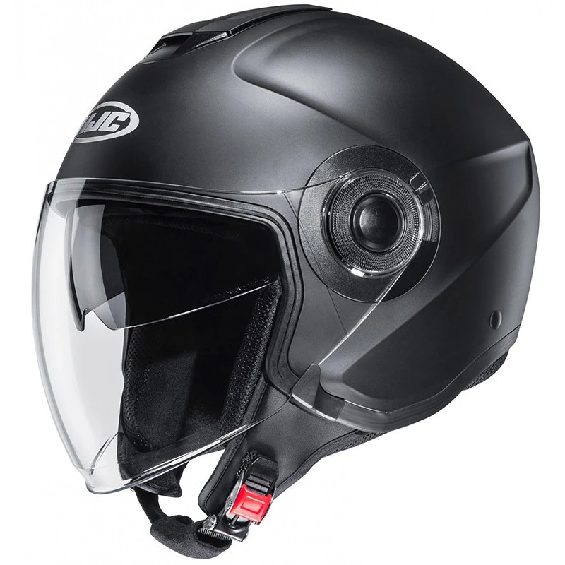Jet Helm Doppelvisier Motorrad HJC I40 Semi Matte Black 3 Jet Helm Doppelvisier Motorrad HJC I40 Semi Matte Black