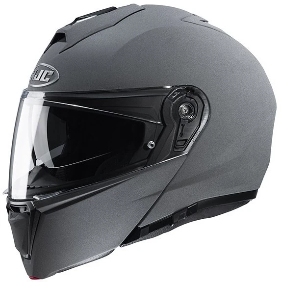 Modularer Doppelhomologationshelm P / J Moto HJC I90 UNI Mattgrau 3 Modularer Doppelhomologationshelm P / J Moto HJC I90 UNI Mattgrau