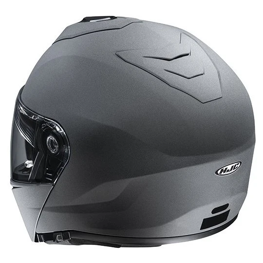 Modularer Doppelhomologationshelm P / J Moto HJC I90 UNI Mattgrau 5 Modularer Doppelhomologationshelm P / J Moto HJC I90 UNI Mattgrau – Bild 3