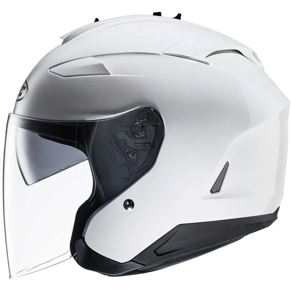 Motorrad-Sturzhelm Jet HJC IS-33 II Dual-Visor Shiny White 4 Motorrad-Sturzhelm Jet HJC IS-33 II Dual-Visor Shiny White – Bild 2