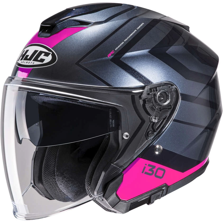 Motorradhelm Jet Hjc I30 ZETRA MC8 3 Motorradhelm Jet Hjc I30 ZETRA MC8
