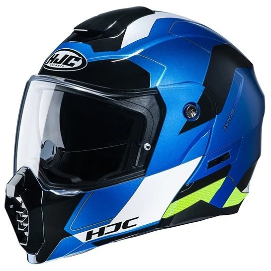 Touring Modular Motorradhelm HJC C80 ROX MC24 Blau Weiß 4 Touring Modular Motorradhelm HJC C80 ROX MC24 Blau Weiß – Bild 2