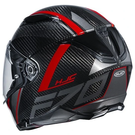 Vollcarbon Motorradhelm HJC F70 Carbon ESTON MC1 Rot 5 Vollcarbon Motorradhelm HJC F70 Carbon ESTON MC1 Rot – Bild 3