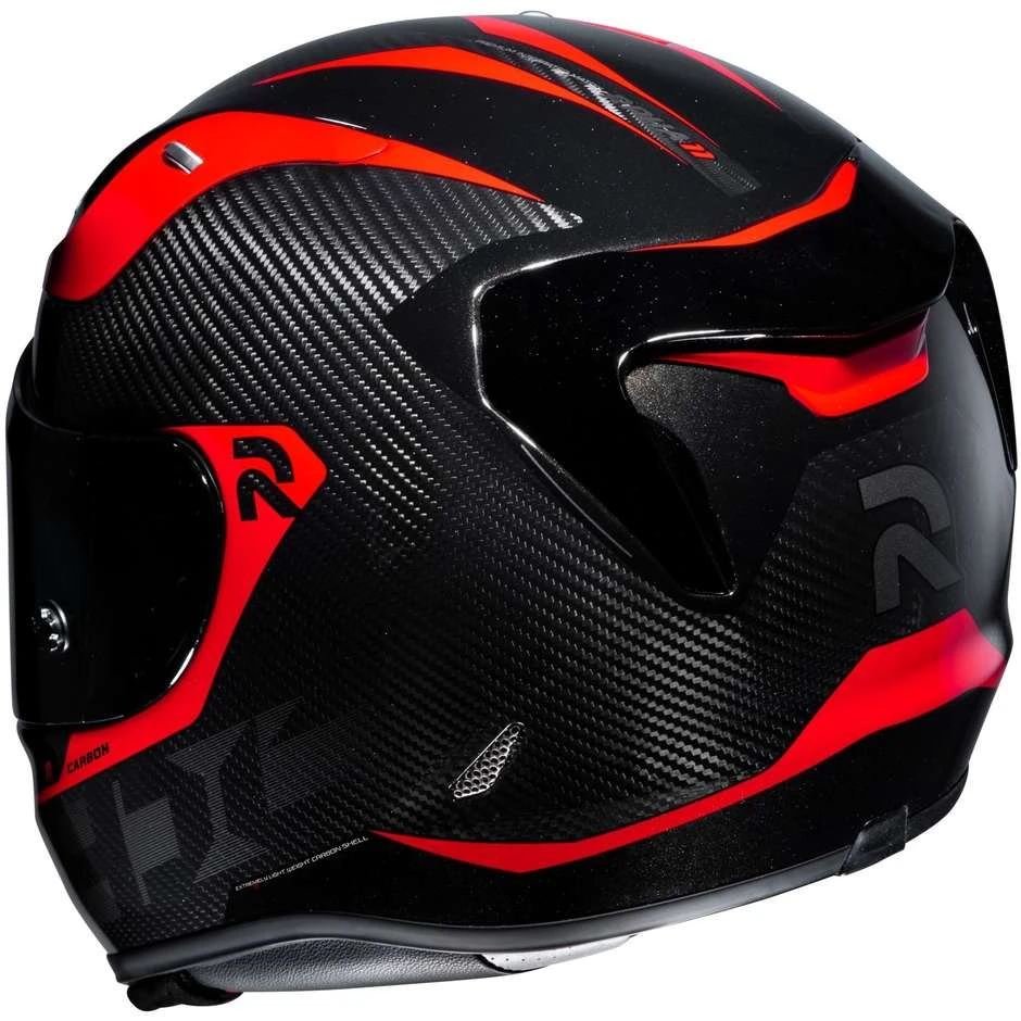 Vollcarbon Motorradhelm HJC RPHA 11 Carbon BLEER MC1 Rot 4 Vollcarbon Motorradhelm HJC RPHA 11 Carbon BLEER MC1 Rot – Bild 2