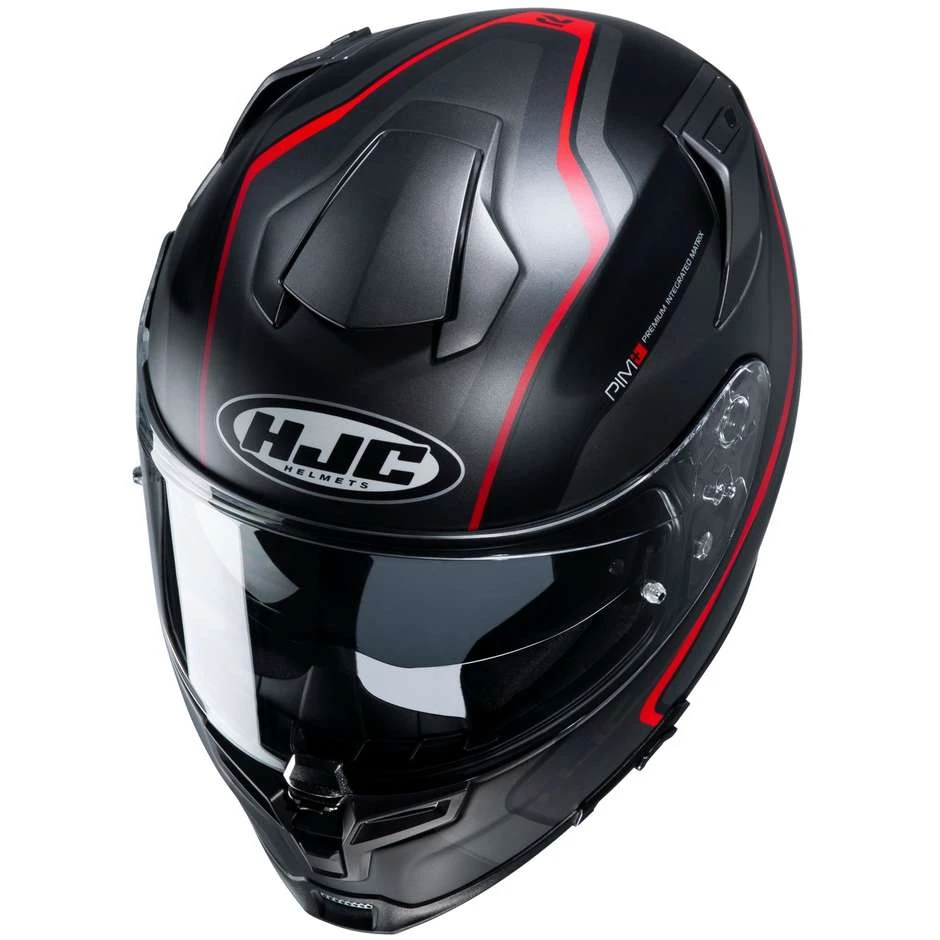 Vollgesichts-Motorradhelm Aus Faser HJC RPHA 70 KROON MC1SF Grau Rot Matt 4 Vollgesichts-Motorradhelm Aus Faser HJC RPHA 70 KROON MC1SF Grau Rot Matt – Bild 2