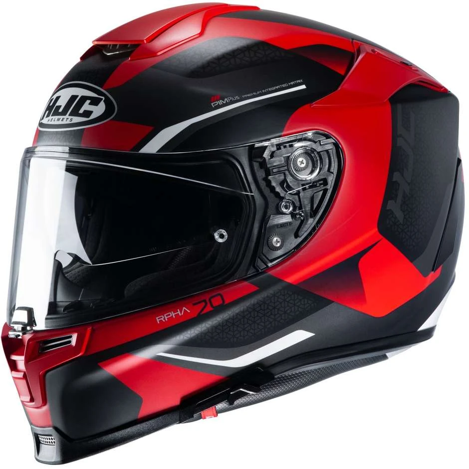 Vollgesichts-Motorradhelm Aus HJC-Faser RPHA 70 KOSIS MC1SF Schwarz Rot Matt 3 Vollgesichts-Motorradhelm Aus HJC-Faser RPHA 70 KOSIS MC1SF Schwarz Rot Matt