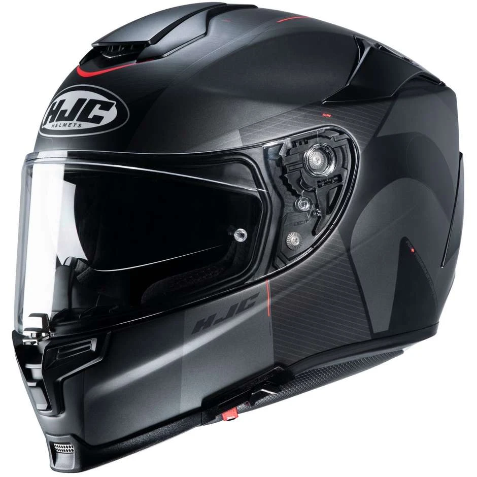 Vollgesichts-Motorradhelm Aus HJC-Faser RPHA 70 WODY MC5SF Mattgrau 3 Vollgesichts-Motorradhelm Aus HJC-Faser RPHA 70 WODY MC5SF Mattgrau