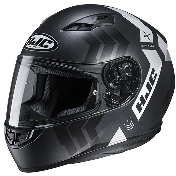 Vollgesichts-Motorradhelm HJC CS-15 MARTIAL MC5SF Schwarz Matt Weiß 3 Vollgesichts-Motorradhelm HJC CS-15 MARTIAL MC5SF Schwarz Matt Weiß