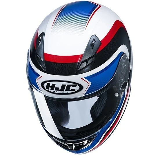 Vollgesichts-Motorradhelm HJC CS-15 RAKO MC21 Weiß Blau Rot 4 Vollgesichts-Motorradhelm HJC CS-15 RAKO MC21 Weiß Blau Rot – Bild 2