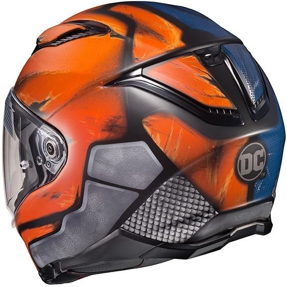 Vollgesichts-Motorradhelm HJC F70 DEATHSTROKE DC COMICS MC27SF Matt Orange 5 Vollgesichts-Motorradhelm HJC F70 DEATHSTROKE DC COMICS MC27SF Matt Orange – Bild 3