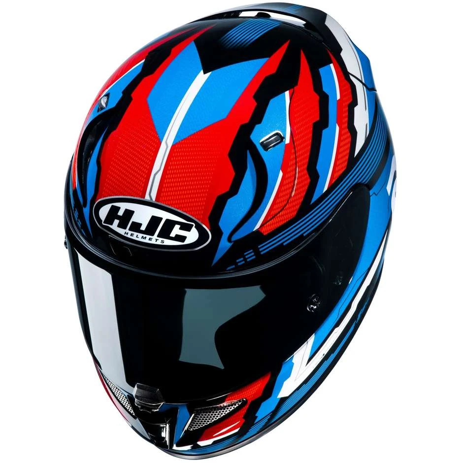 Vollgesichts-Motorradhelm HJC RPHA 11 STOBON MC21 Schwarz Blau Rot 4 Vollgesichts-Motorradhelm HJC RPHA 11 STOBON MC21 Schwarz Blau Rot – Bild 2